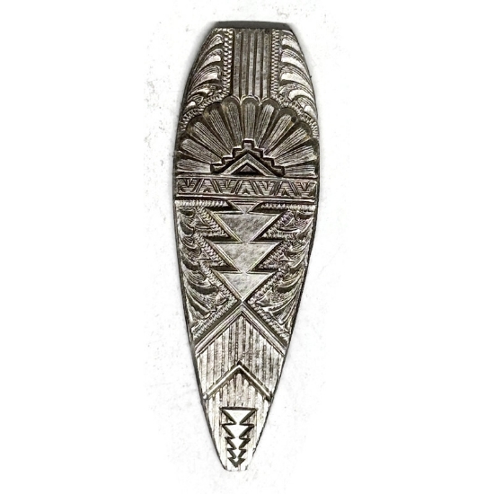 Picture of Sterling Silver Stamping Western Pendant