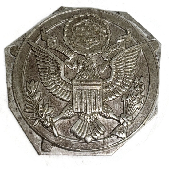 Picture of Silver Stamping American Eagle Coat of Arms