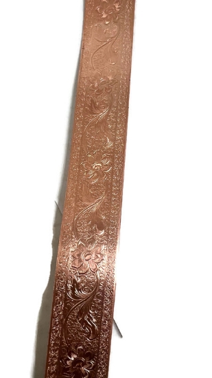 Picture of Engraved Floral Copper strip