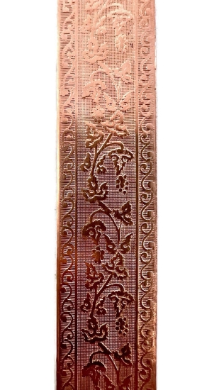 Picture of Engraved textile pattern copper wire 