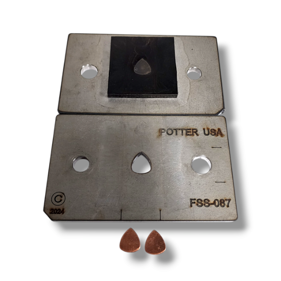 Picture of FSS (Fast Stamping System) Die Set FSS-087 Mini Guitar Pick