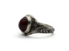 Picture of Dragon Signet with Garnet (Sterling Silver, Size 9)