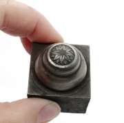 Picture of Impression Die Sunflower Button