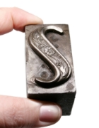 Picture of Impression Die Floral "S"