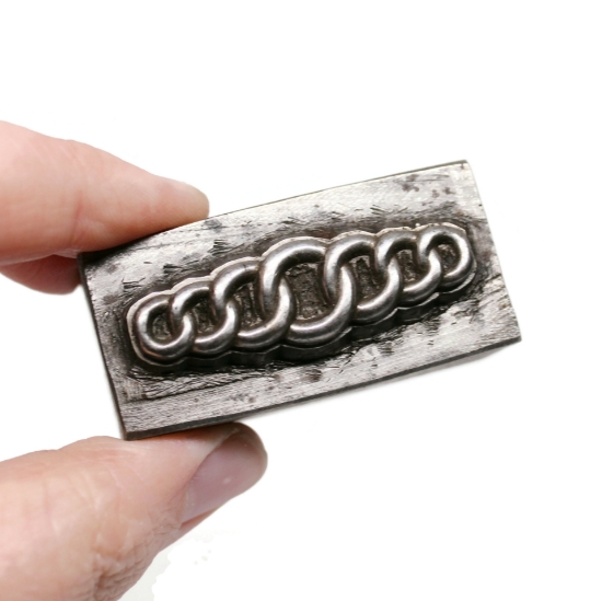 Picture of Impression Die Chainlinked Barrette