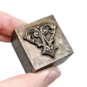 Picture of Impression Die Baroque Hanging Heart