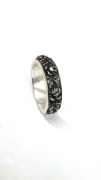 Picture of Rose bouquet sterling silver ring