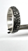 Picture of Rose bouquet sterling silver ring