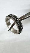 Picture of Rose bouquet sterling silver ring