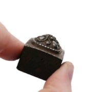 Picture of Impression Die Decorated Pyramid Bead